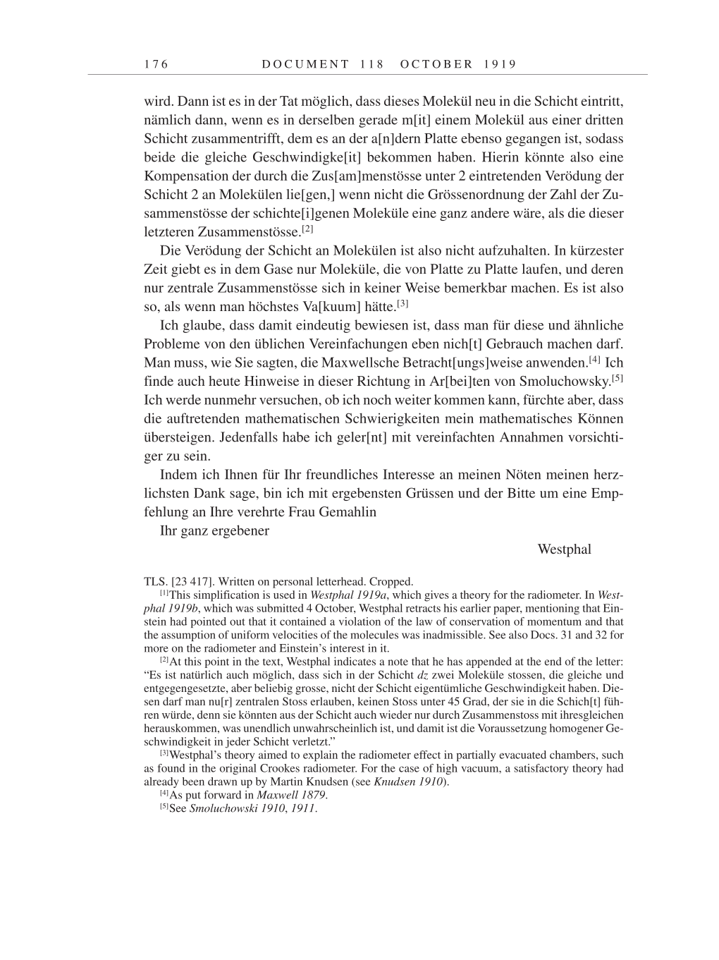 Volume 9: The Berlin Years: Correspondence January 1919-April 1920 page 176