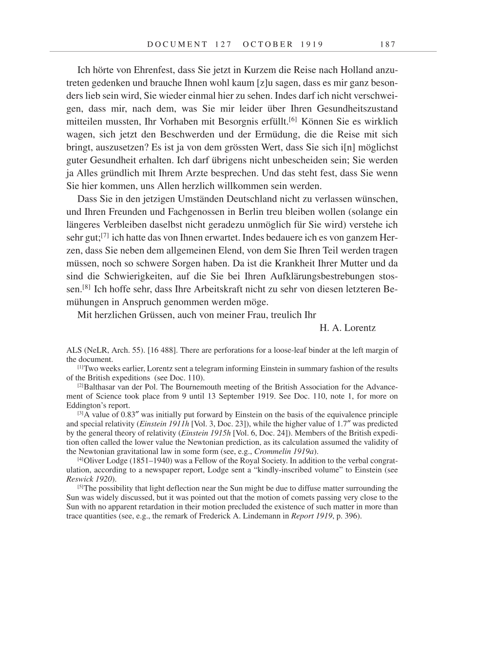 Volume 9: The Berlin Years: Correspondence January 1919-April 1920 page 187