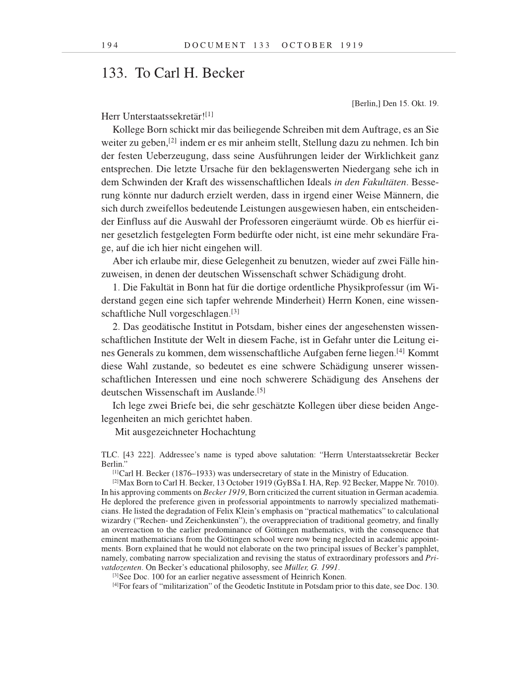 Volume 9: The Berlin Years: Correspondence January 1919-April 1920 page 194