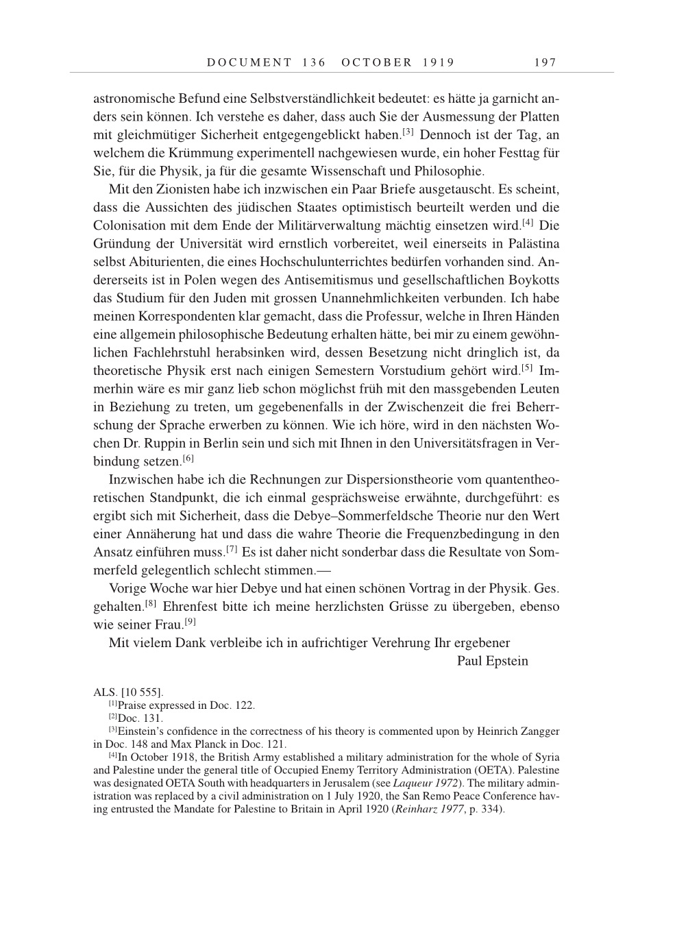 Volume 9: The Berlin Years: Correspondence January 1919-April 1920 page 197