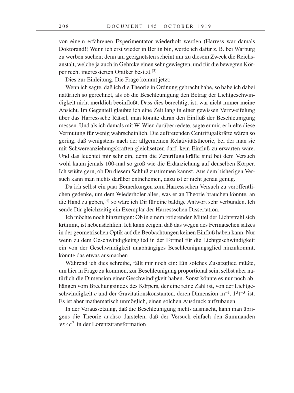 Volume 9: The Berlin Years: Correspondence January 1919-April 1920 page 208