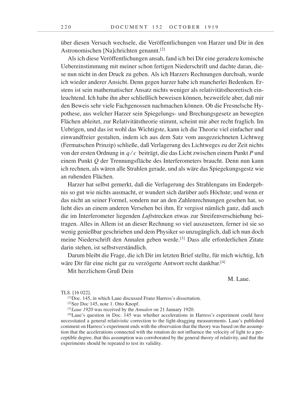 Volume 9: The Berlin Years: Correspondence January 1919-April 1920 page 220