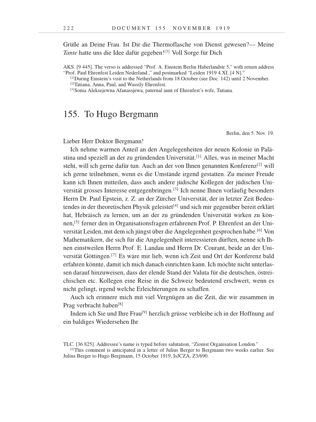 Volume 9: The Berlin Years: Correspondence January 1919-April 1920 page 222