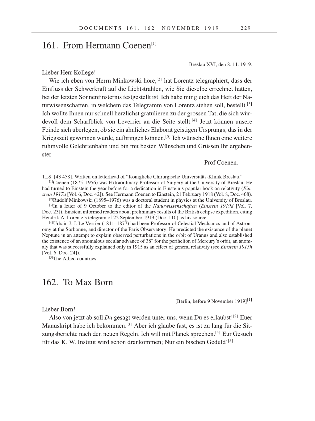 Volume 9: The Berlin Years: Correspondence January 1919-April 1920 page 229