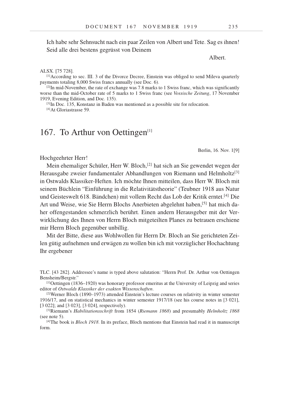 Volume 9: The Berlin Years: Correspondence January 1919-April 1920 page 235