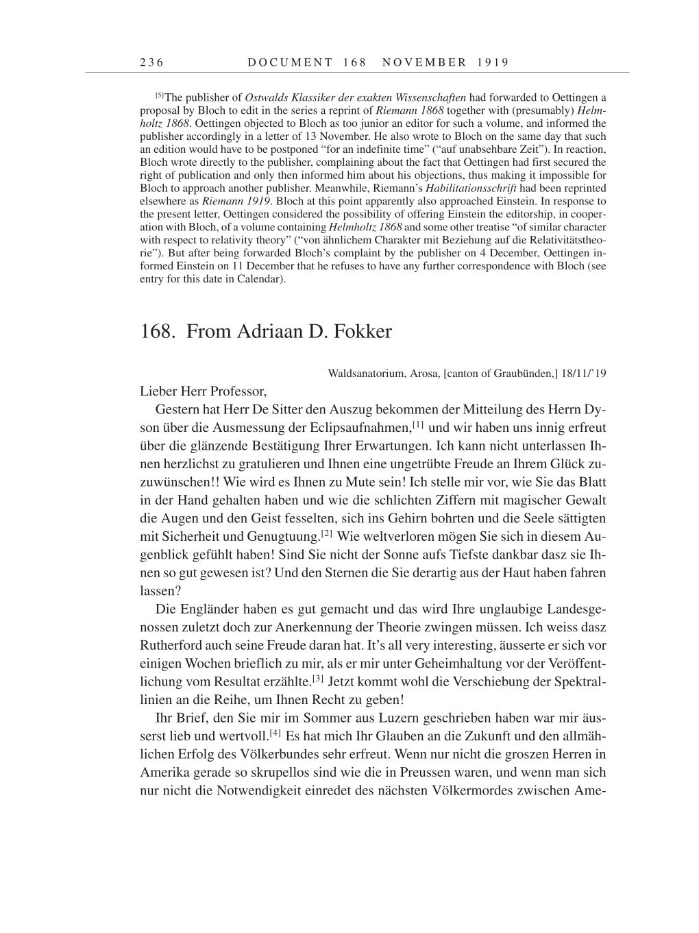 Volume 9: The Berlin Years: Correspondence January 1919-April 1920 page 236