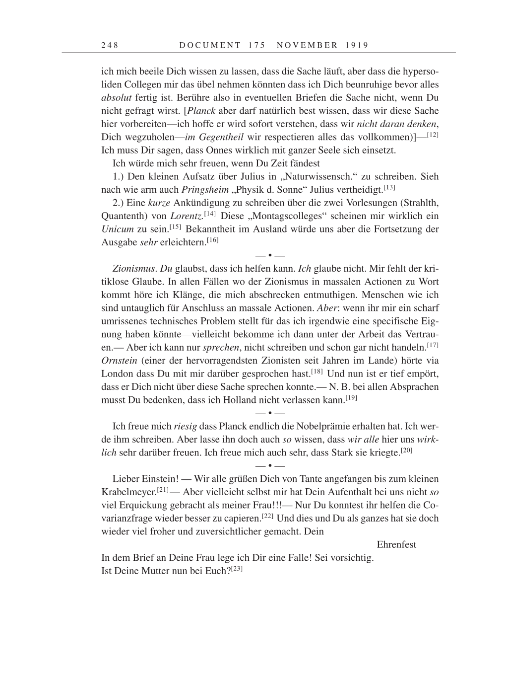 Volume 9: The Berlin Years: Correspondence January 1919-April 1920 page 248