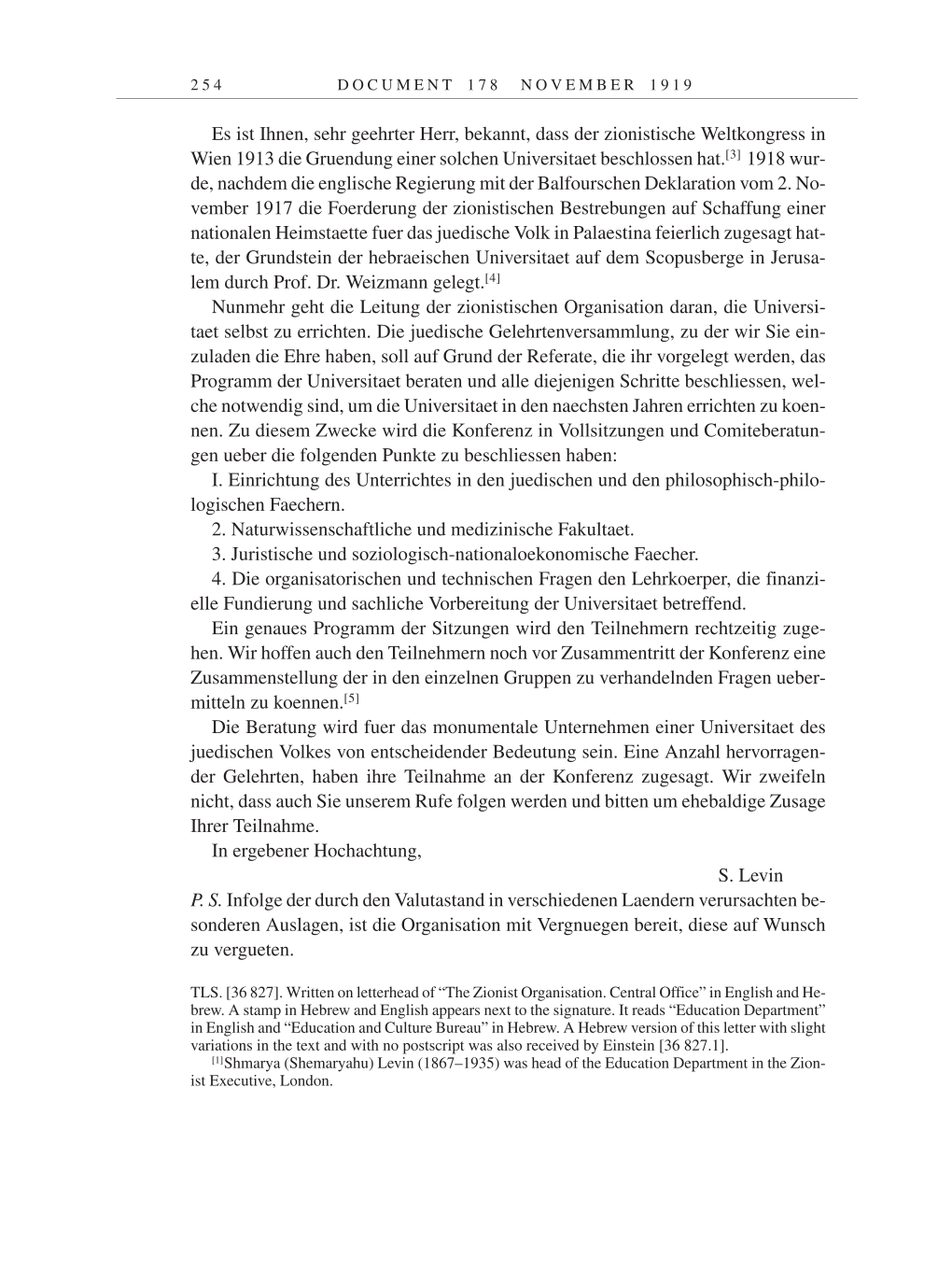 Volume 9: The Berlin Years: Correspondence January 1919-April 1920 page 254