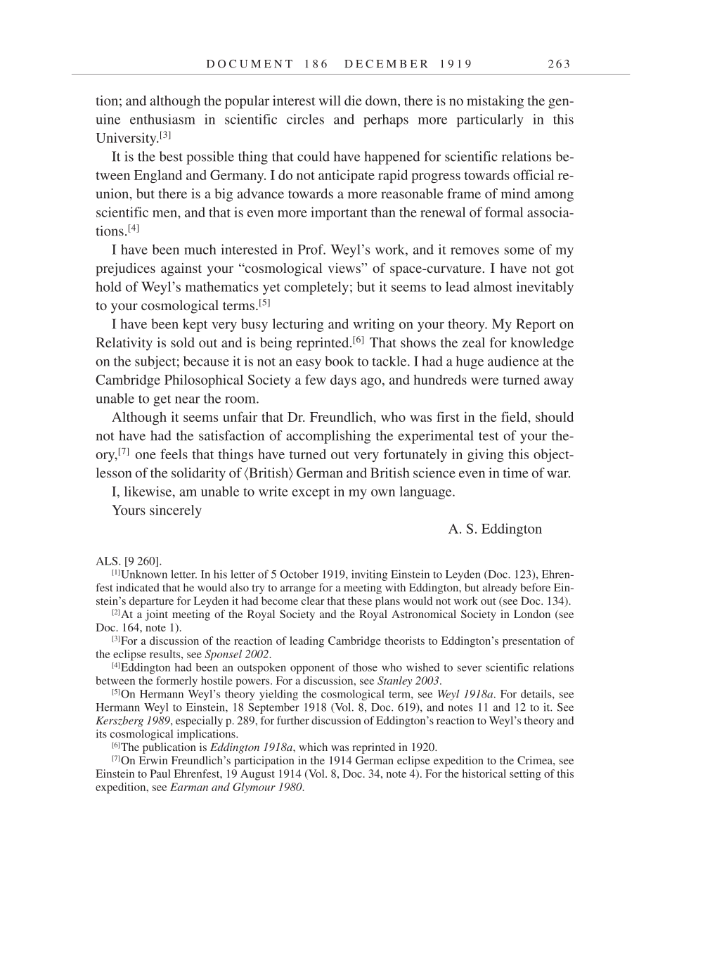 Volume 9: The Berlin Years: Correspondence January 1919-April 1920 page 263