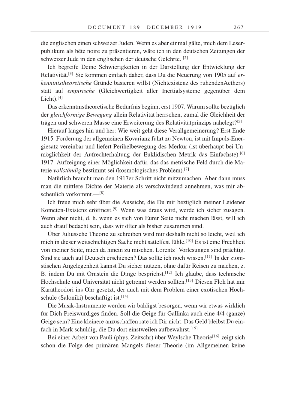 Volume 9: The Berlin Years: Correspondence January 1919-April 1920 page 267