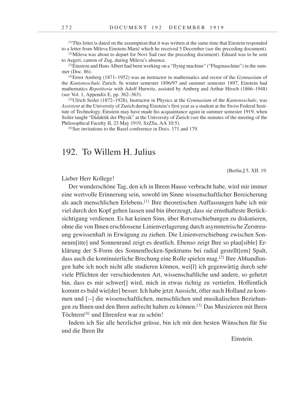 Volume 9: The Berlin Years: Correspondence January 1919-April 1920 page 272