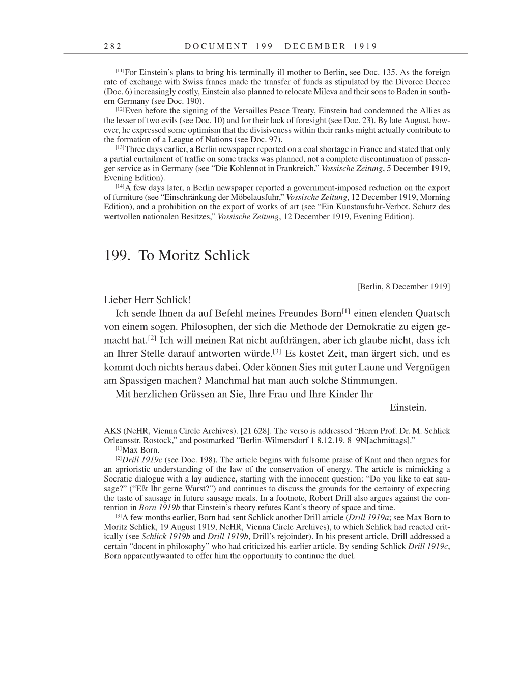 Volume 9: The Berlin Years: Correspondence January 1919-April 1920 page 282