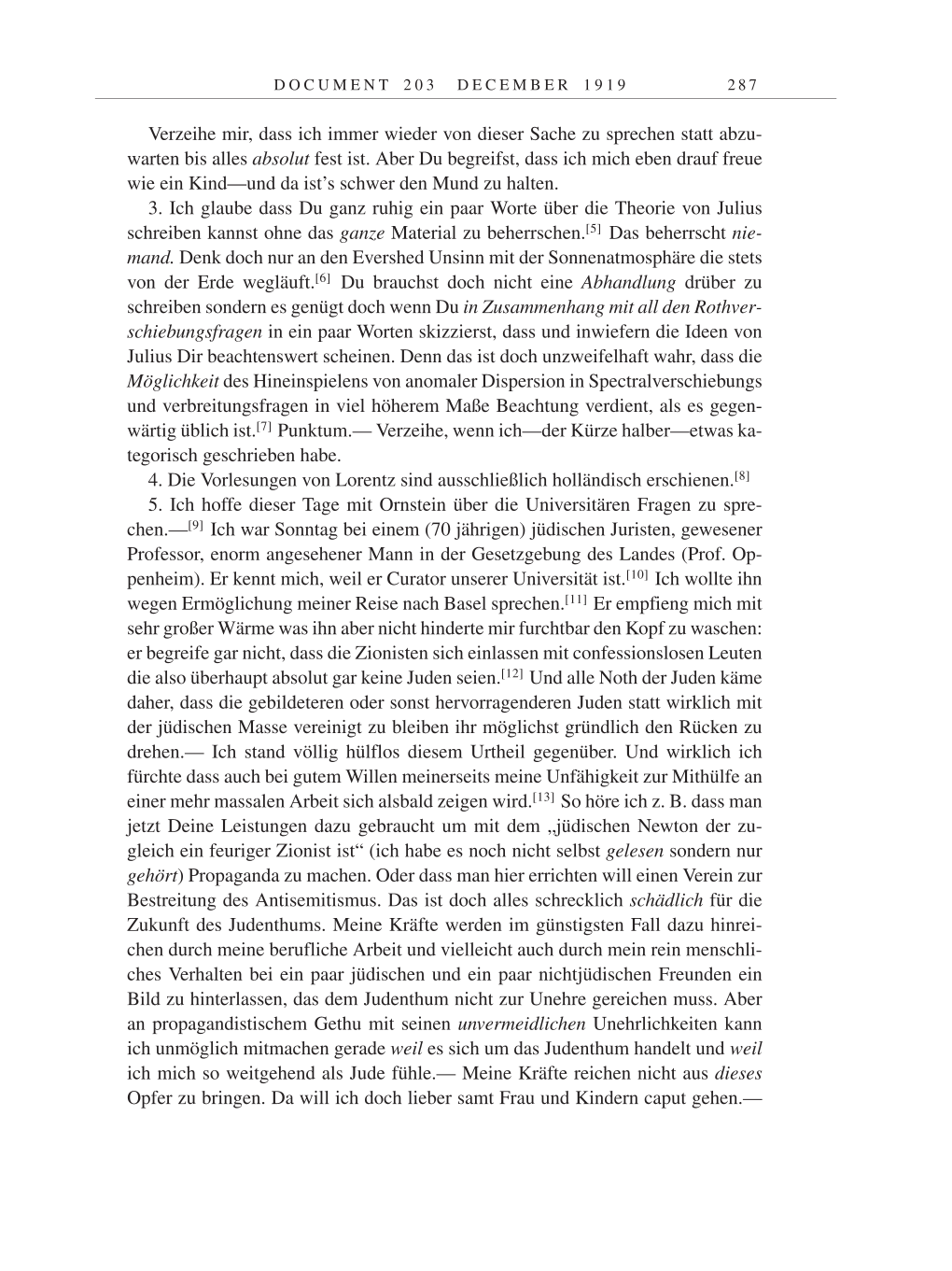 Volume 9: The Berlin Years: Correspondence January 1919-April 1920 page 287