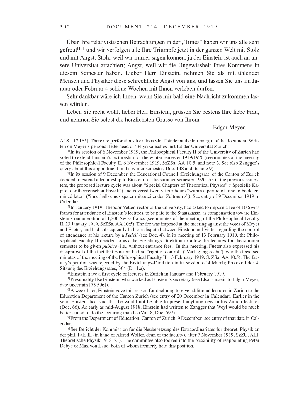 Volume 9: The Berlin Years: Correspondence January 1919-April 1920 page 302
