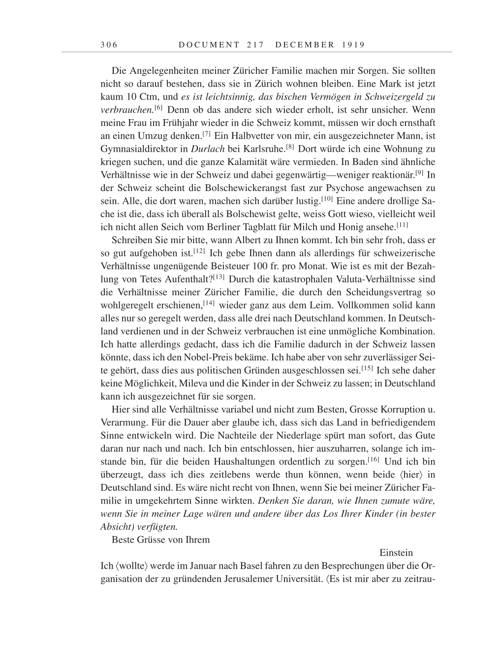 Volume 9: The Berlin Years: Correspondence January 1919-April 1920 page 306