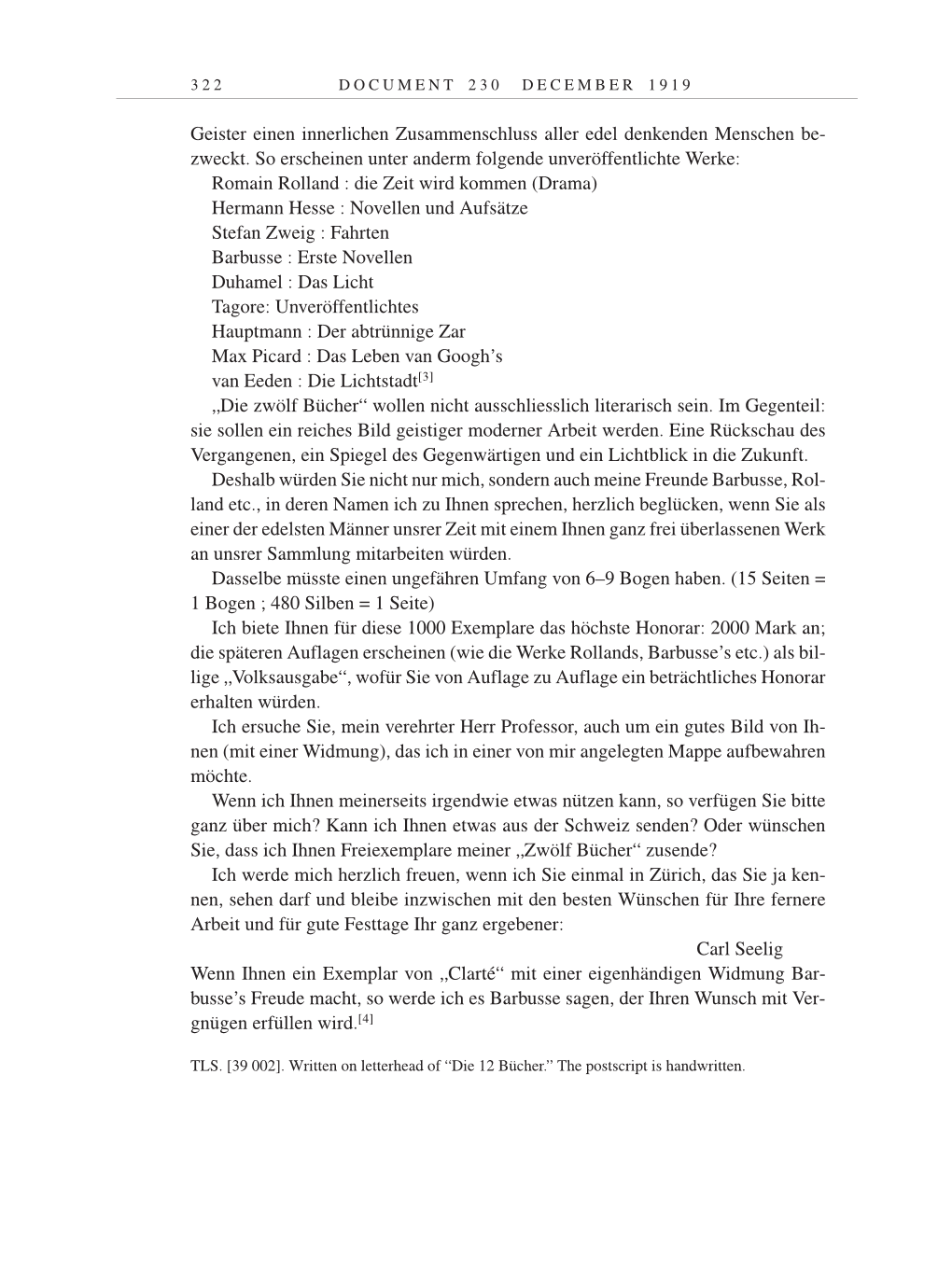 Volume 9: The Berlin Years: Correspondence January 1919-April 1920 page 322