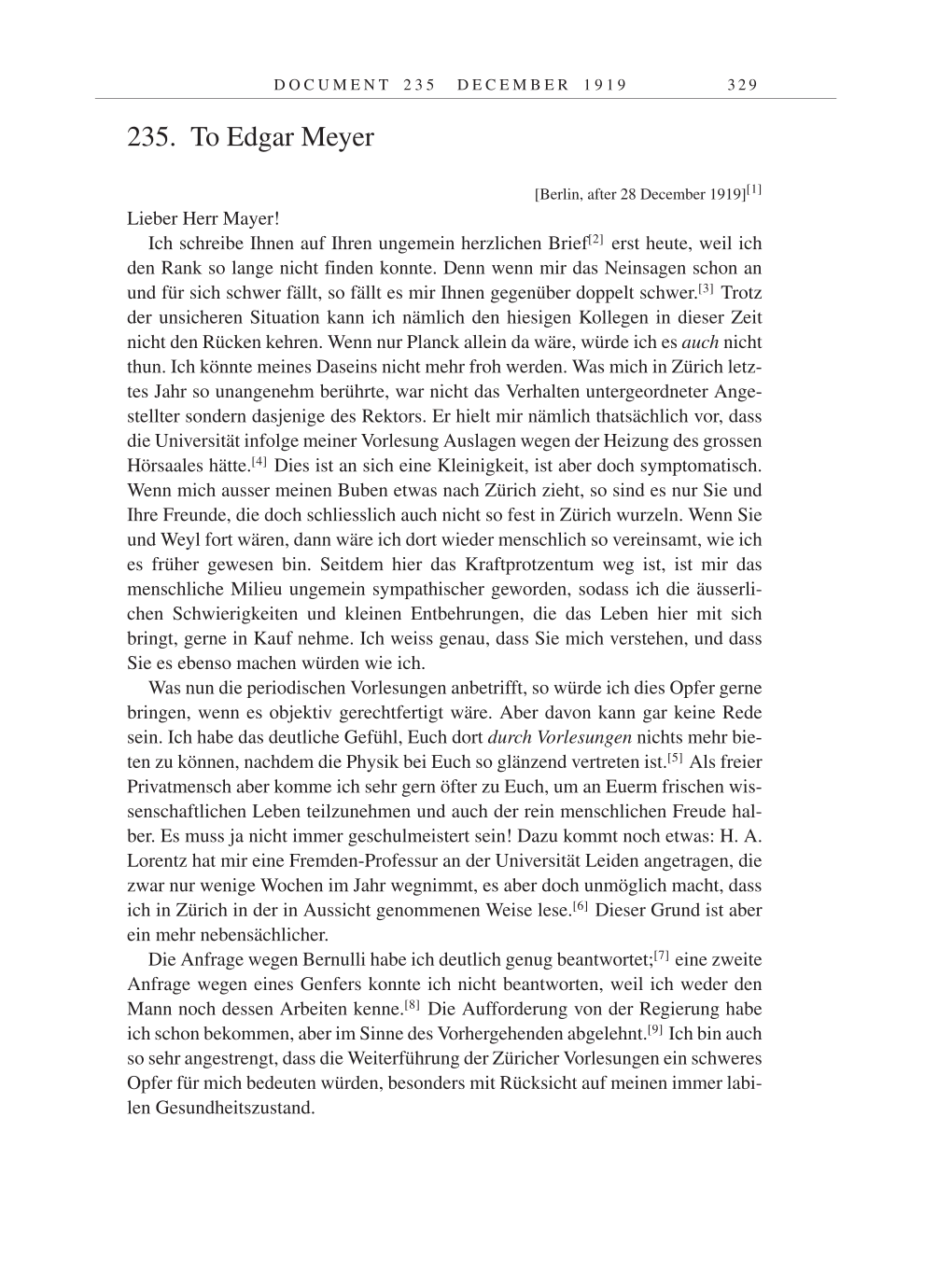 Volume 9: The Berlin Years: Correspondence January 1919-April 1920 page 329