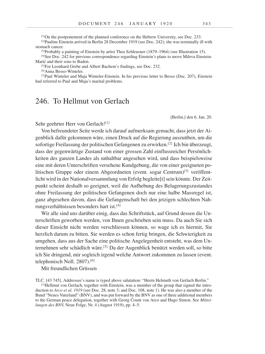 Volume 9: The Berlin Years: Correspondence January 1919-April 1920 page 343