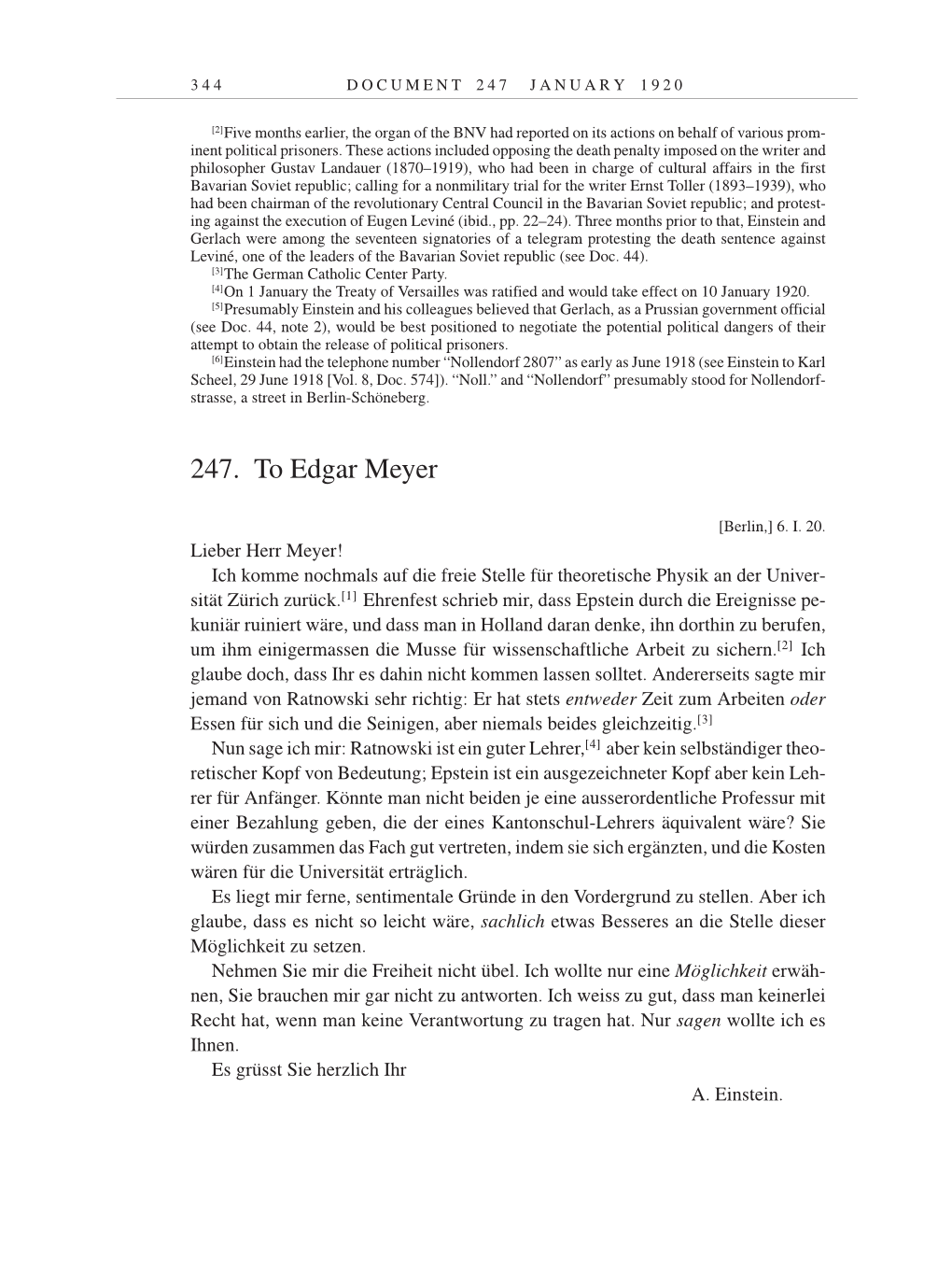 Volume 9: The Berlin Years: Correspondence January 1919-April 1920 page 344