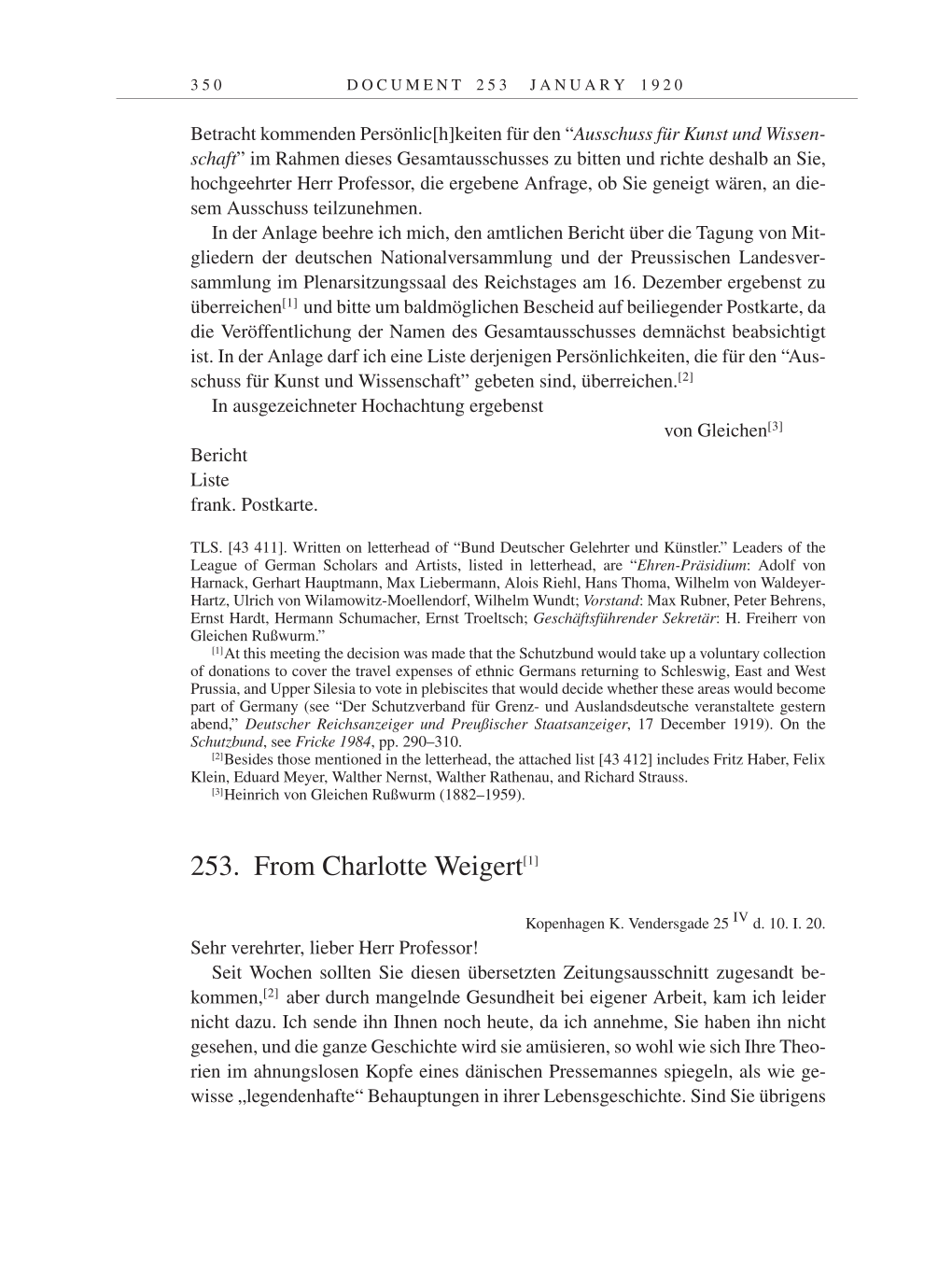 Volume 9: The Berlin Years: Correspondence January 1919-April 1920 page 350