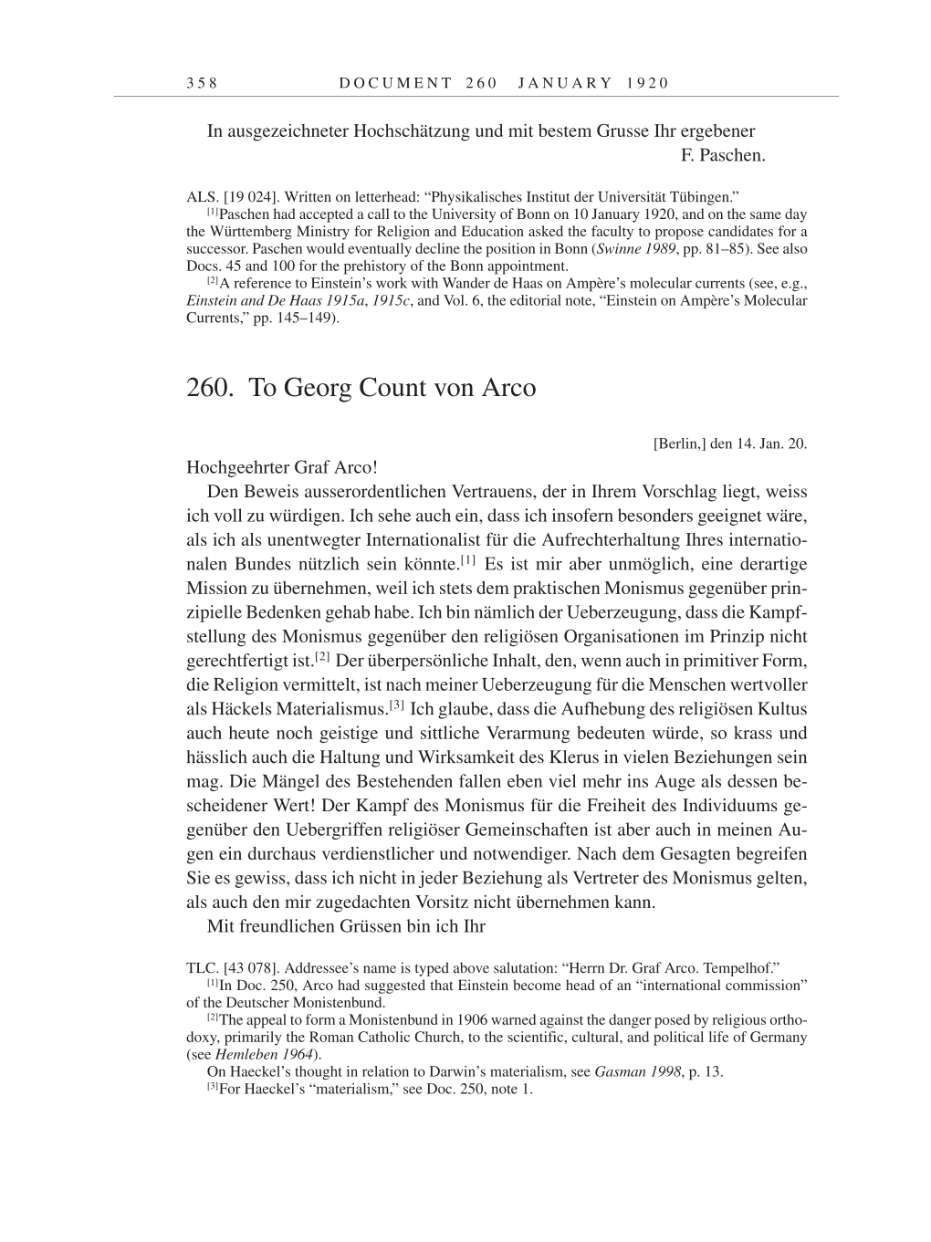 Volume 9: The Berlin Years: Correspondence January 1919-April 1920 page 358