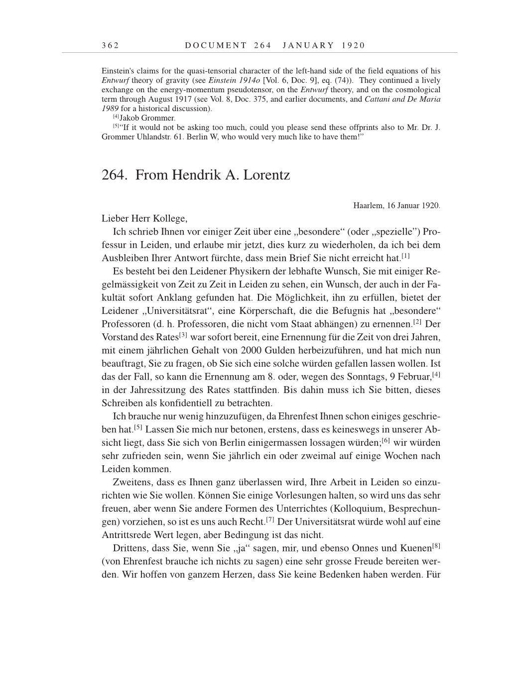 Volume 9: The Berlin Years: Correspondence January 1919-April 1920 page 362