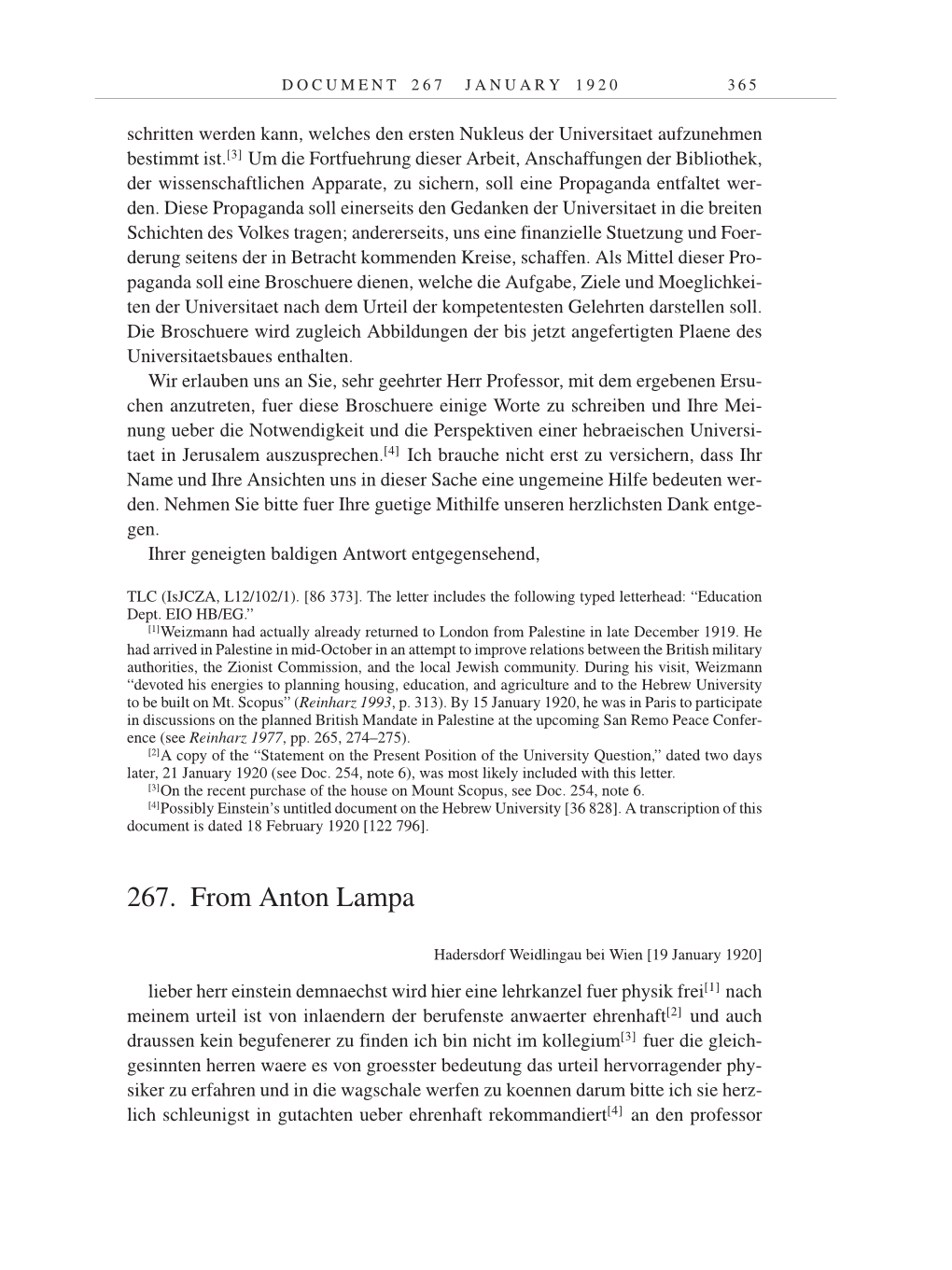 Volume 9: The Berlin Years: Correspondence January 1919-April 1920 page 365