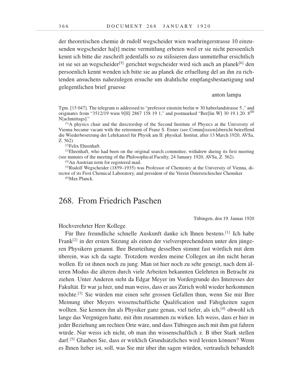 Volume 9: The Berlin Years: Correspondence January 1919-April 1920 page 366