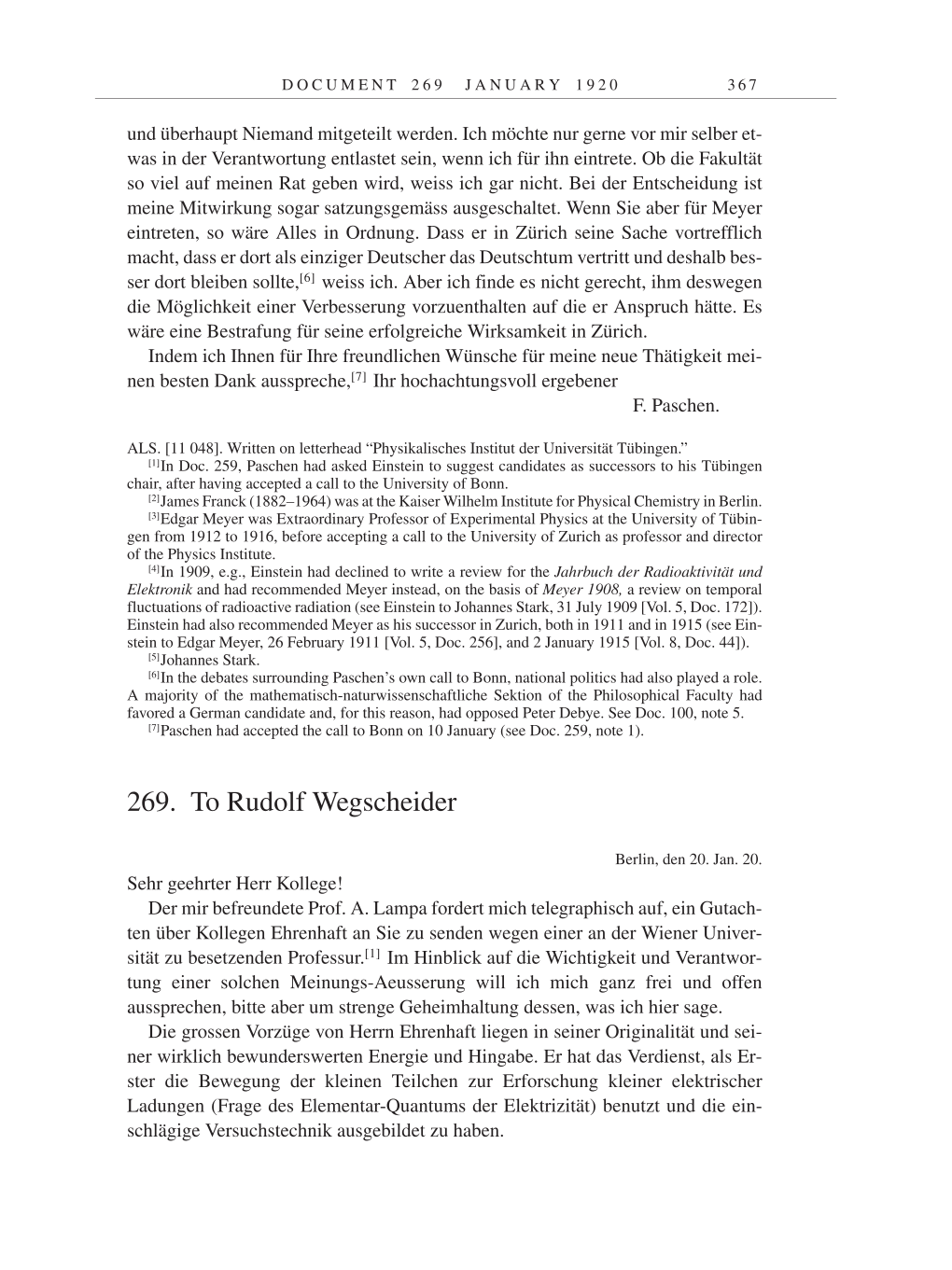 Volume 9: The Berlin Years: Correspondence January 1919-April 1920 page 367