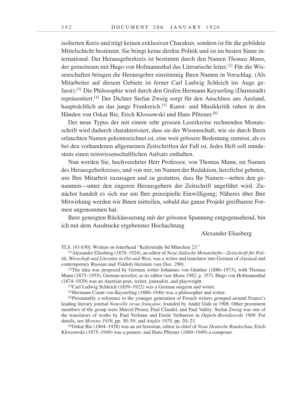 Volume 9: The Berlin Years: Correspondence January 1919-April 1920 page 392