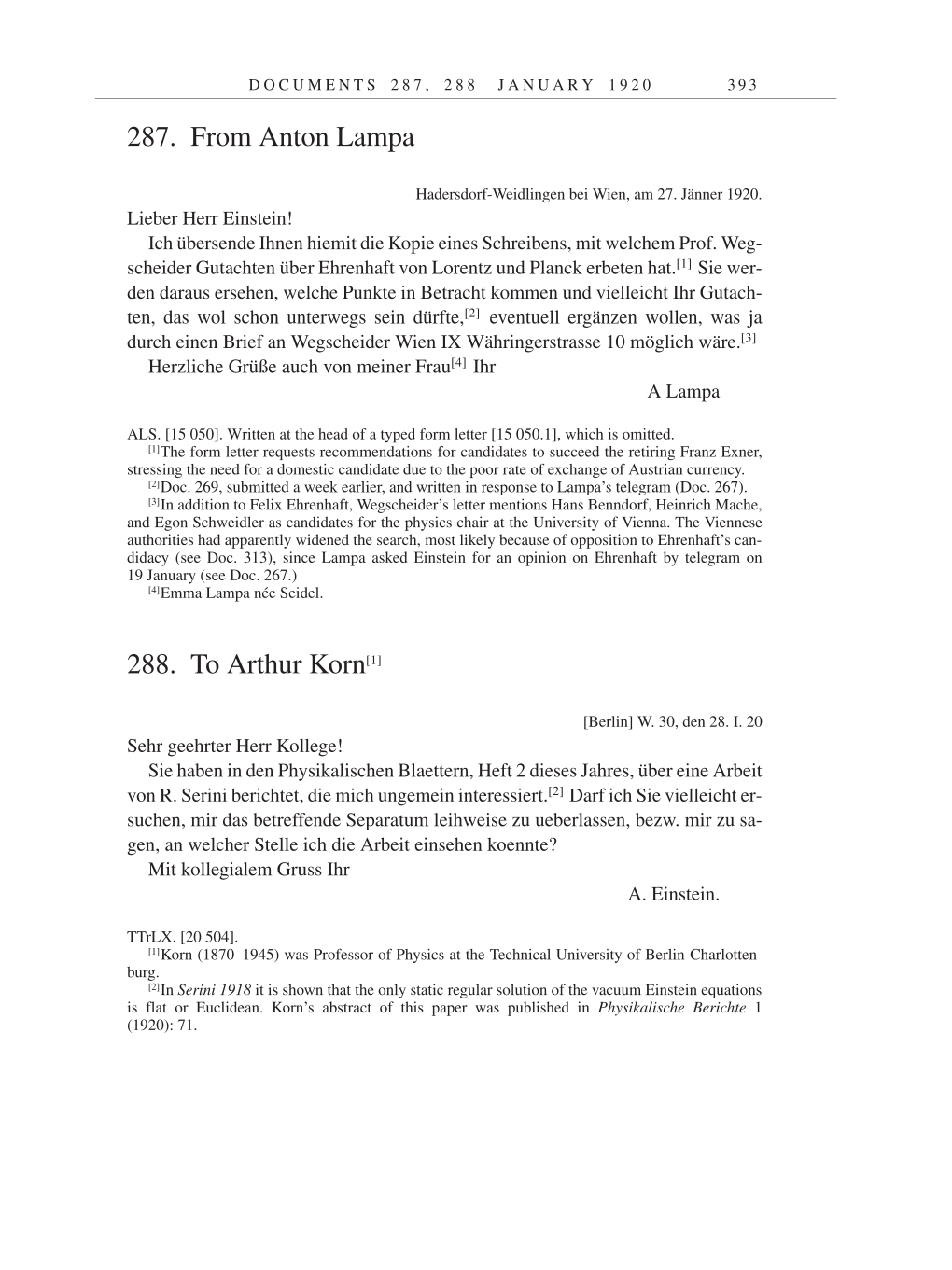 Volume 9: The Berlin Years: Correspondence January 1919-April 1920 page 393