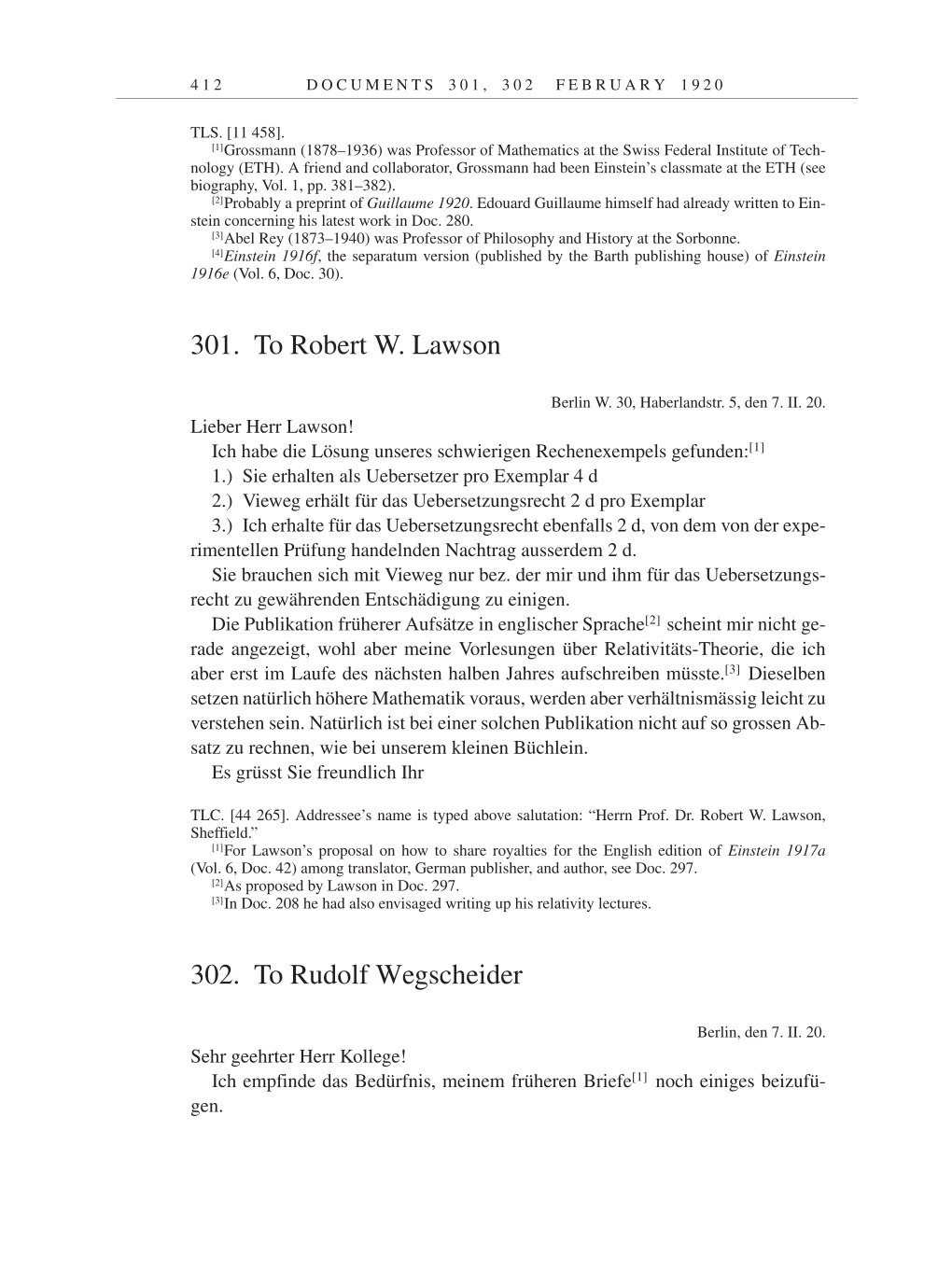 Volume 9: The Berlin Years: Correspondence January 1919-April 1920 page 412