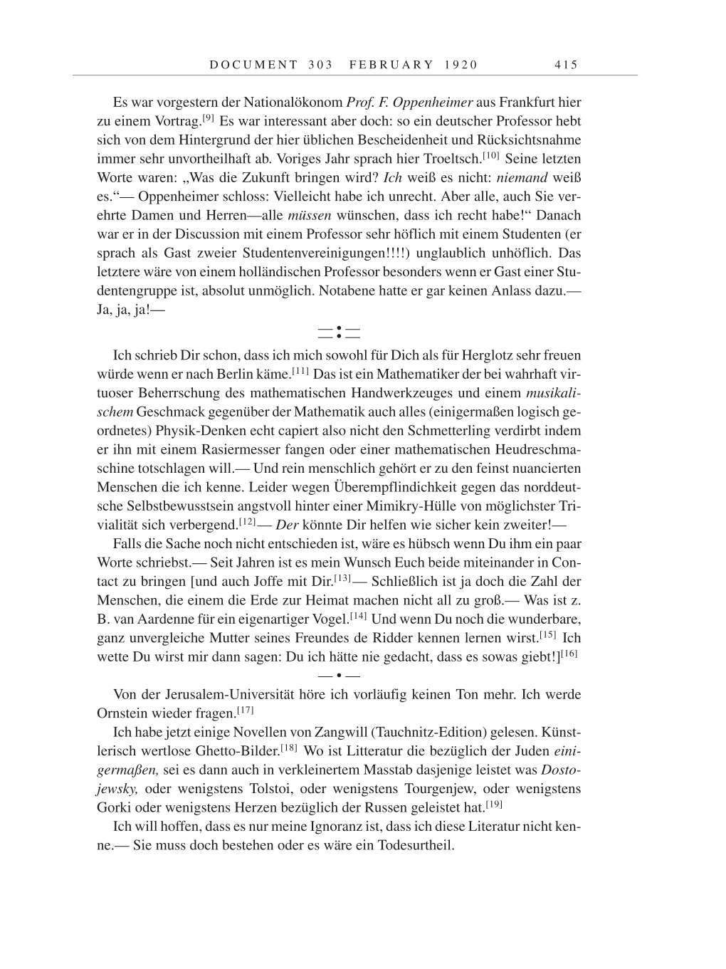 Volume 9: The Berlin Years: Correspondence January 1919-April 1920 page 415