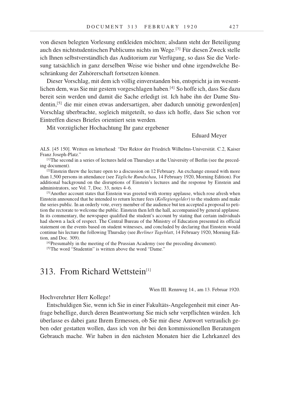 Volume 9: The Berlin Years: Correspondence January 1919-April 1920 page 427
