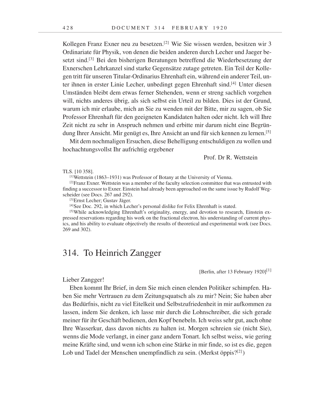 Volume 9: The Berlin Years: Correspondence January 1919-April 1920 page 428