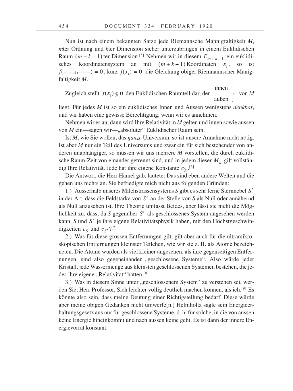 Volume 9: The Berlin Years: Correspondence January 1919-April 1920 page 454
