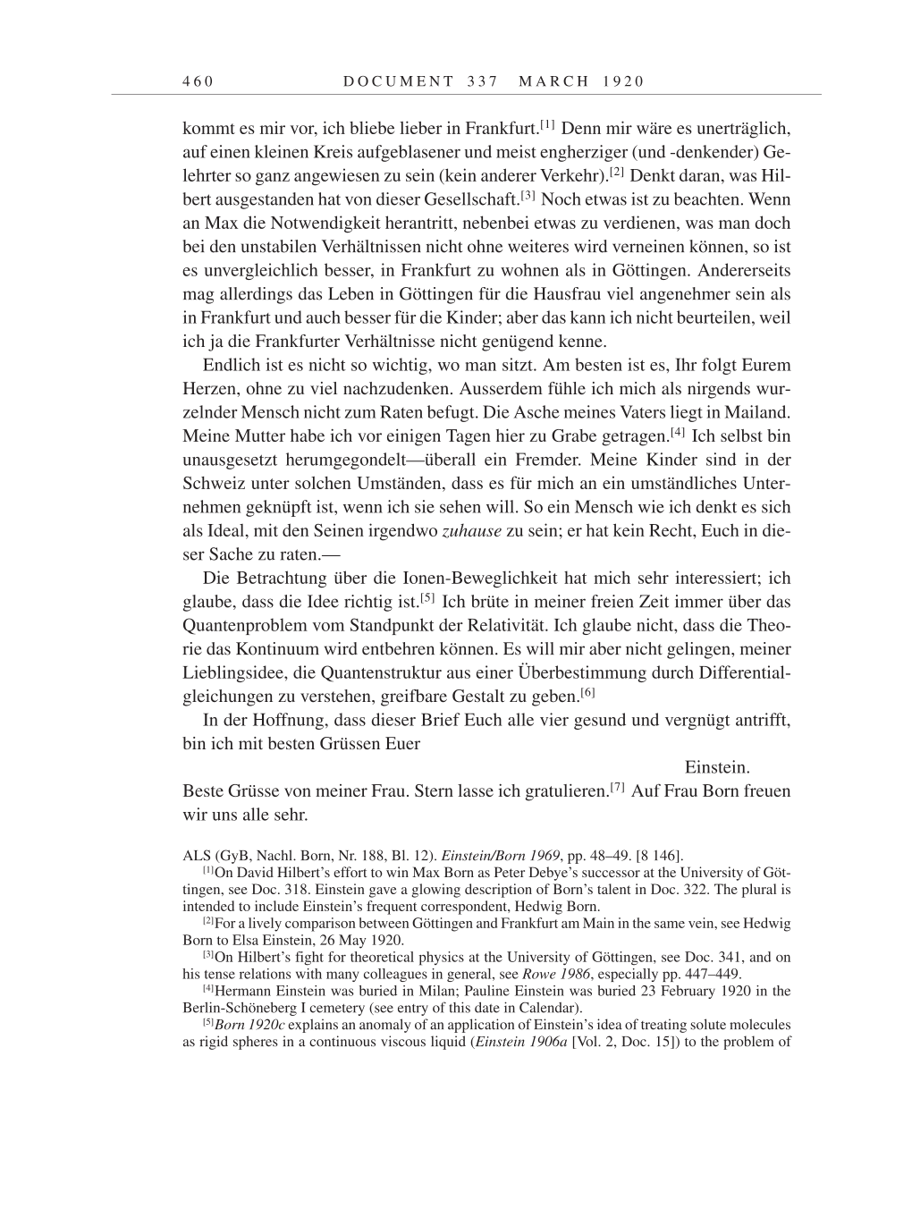 Volume 9: The Berlin Years: Correspondence January 1919-April 1920 page 460