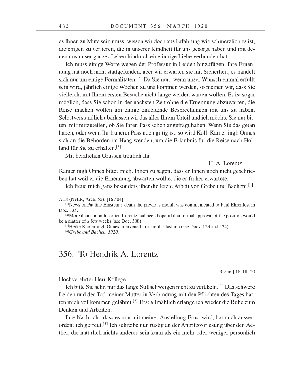 Volume 9: The Berlin Years: Correspondence January 1919-April 1920 page 482