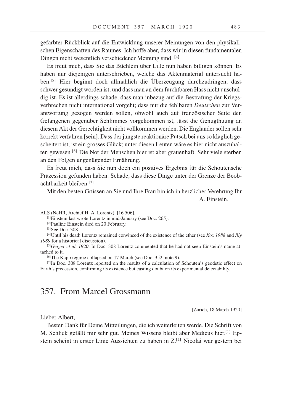 Volume 9: The Berlin Years: Correspondence January 1919-April 1920 page 483