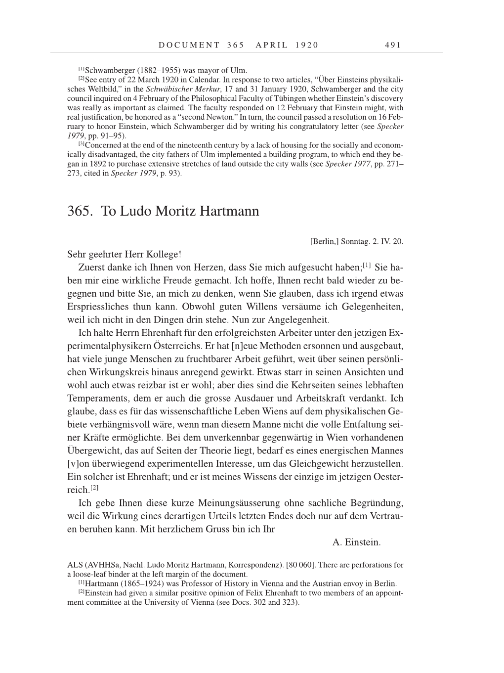 Volume 9: The Berlin Years: Correspondence January 1919-April 1920 page 491