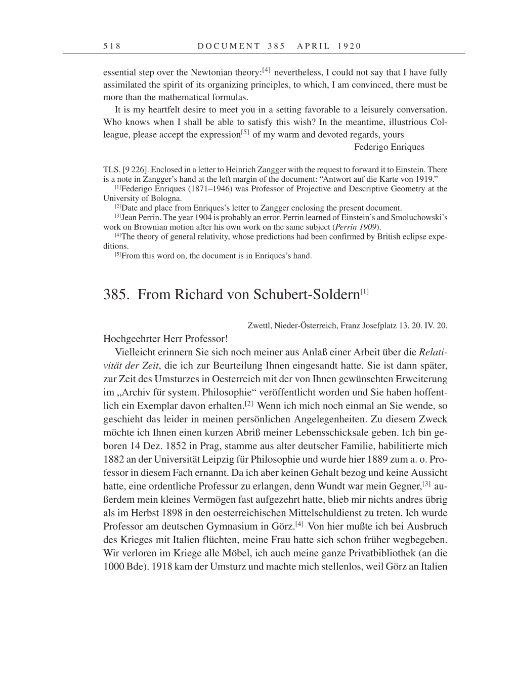 Volume 9: The Berlin Years: Correspondence January 1919-April 1920 page 518
