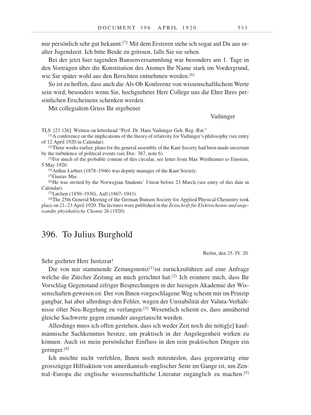 Volume 9: The Berlin Years: Correspondence January 1919-April 1920 page 533