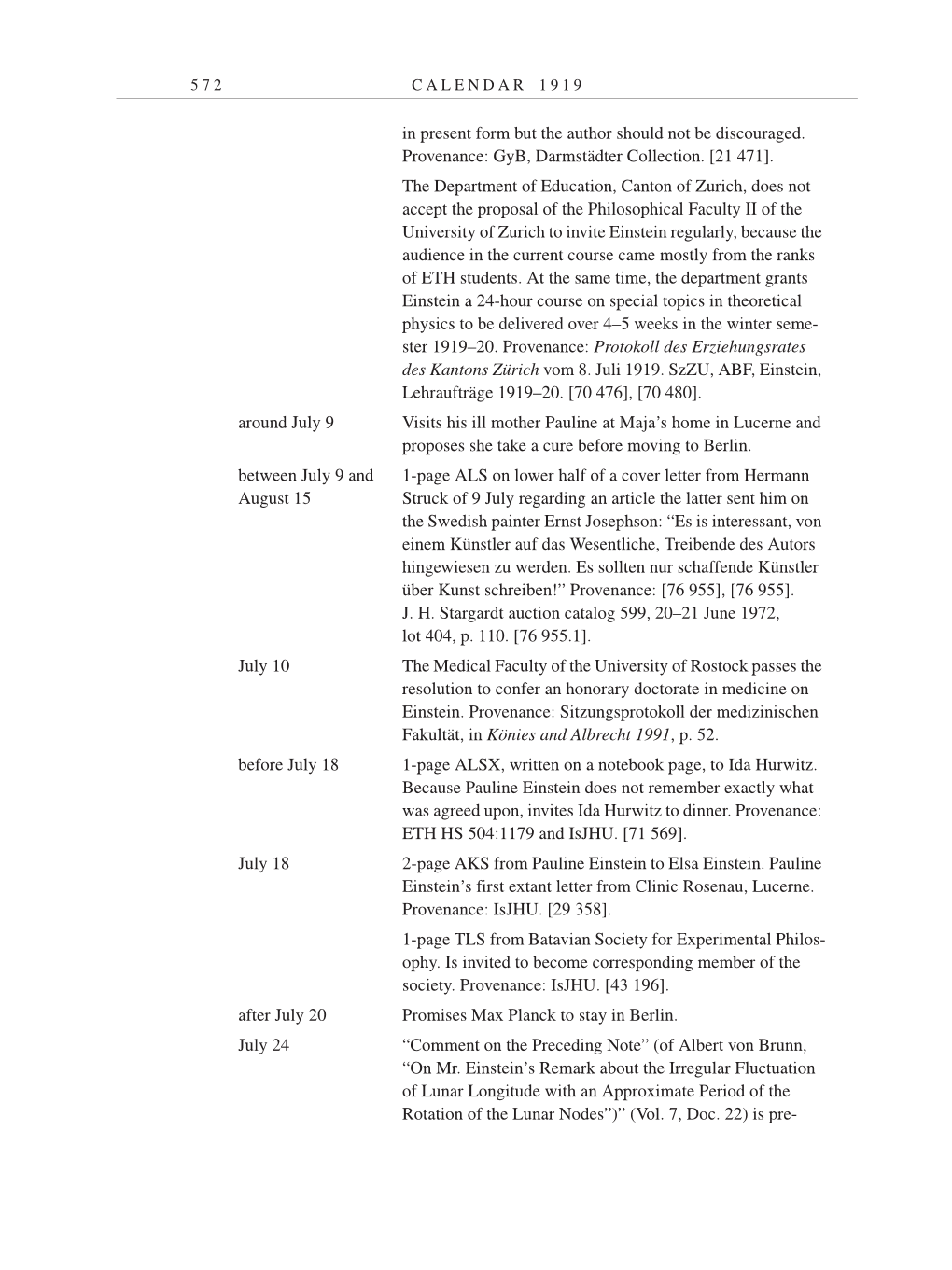 Volume 9: The Berlin Years: Correspondence January 1919-April 1920 page 572
