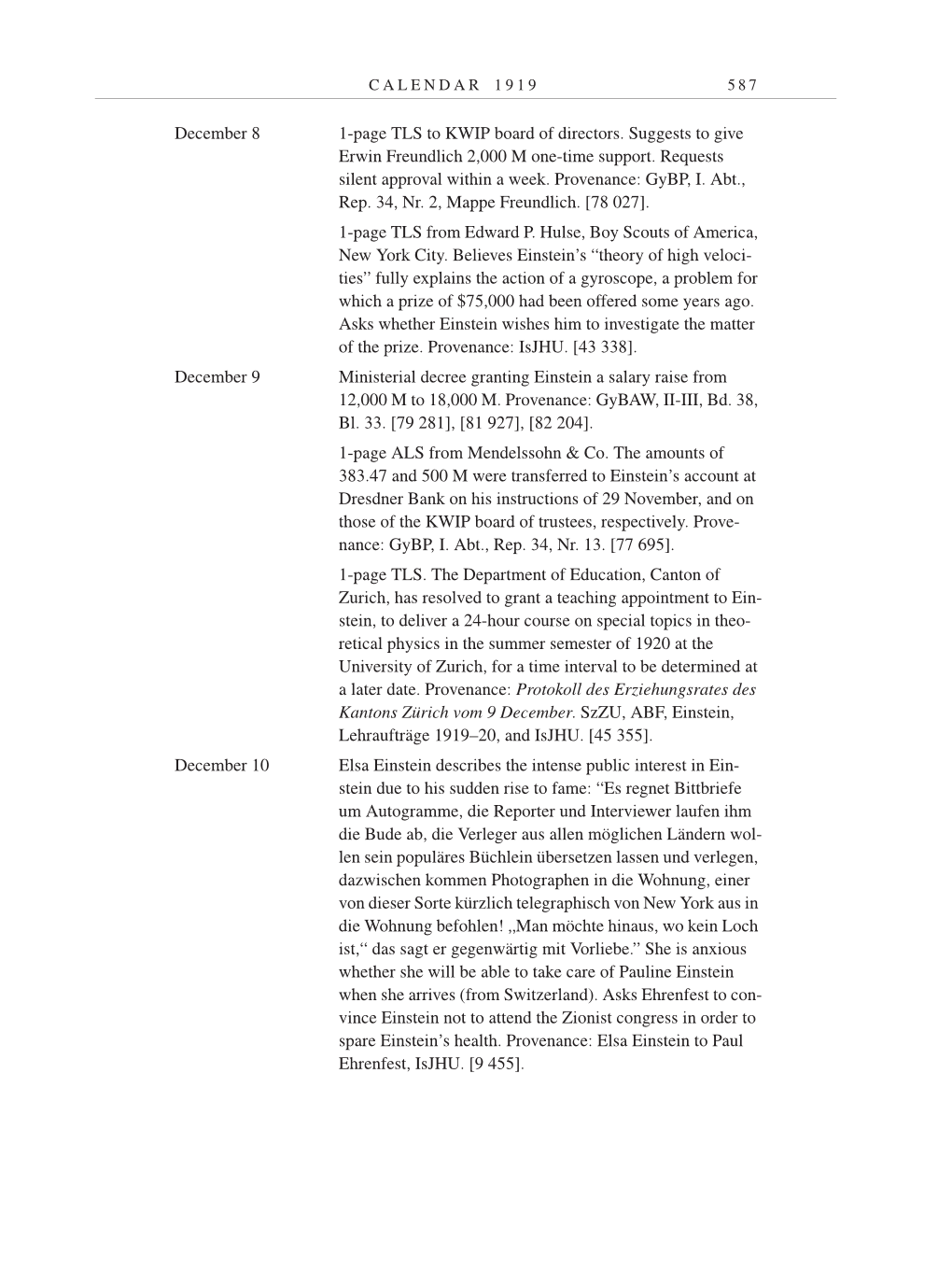 Volume 9: The Berlin Years: Correspondence January 1919-April 1920 page 587