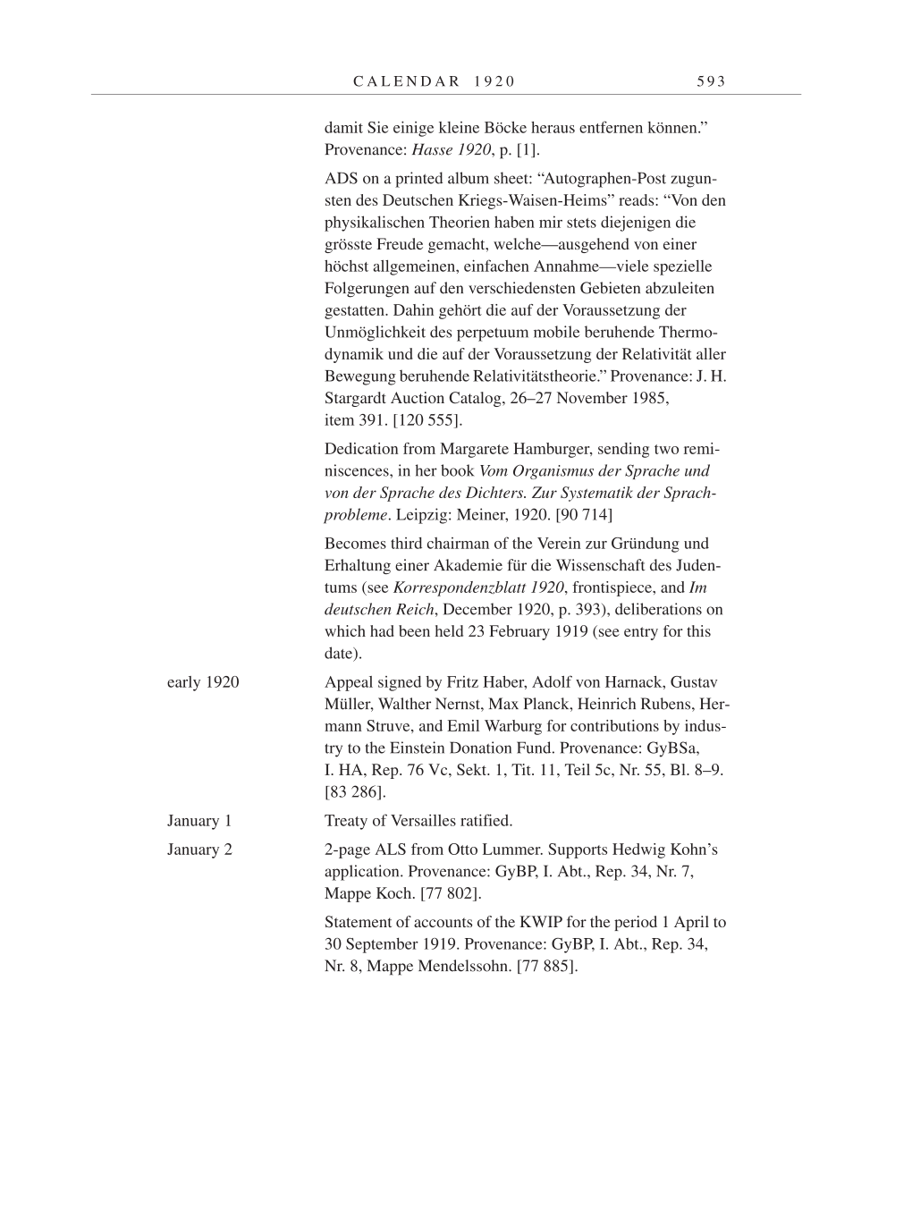 Volume 9: The Berlin Years: Correspondence January 1919-April 1920 page 593