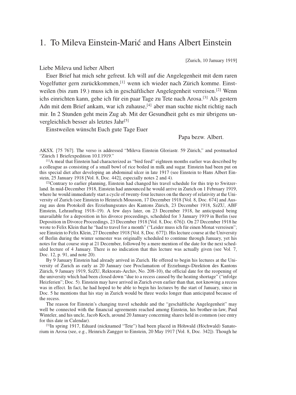 Volume 9: The Berlin Years: Correspondence January 1919-April 1920 page 3