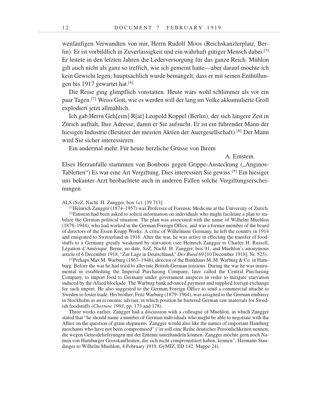 Volume 9: The Berlin Years: Correspondence January 1919-April 1920 page 12