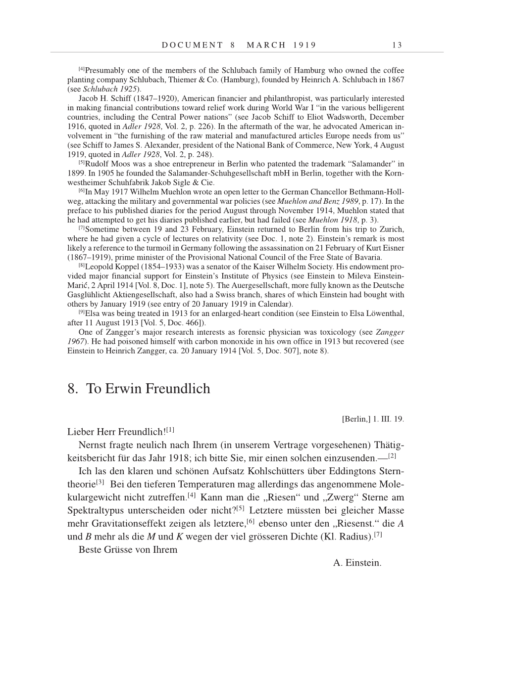 Volume 9: The Berlin Years: Correspondence January 1919-April 1920 page 13