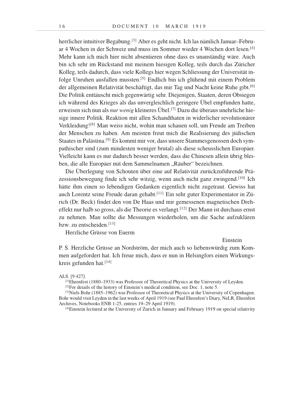 Volume 9: The Berlin Years: Correspondence January 1919-April 1920 page 16