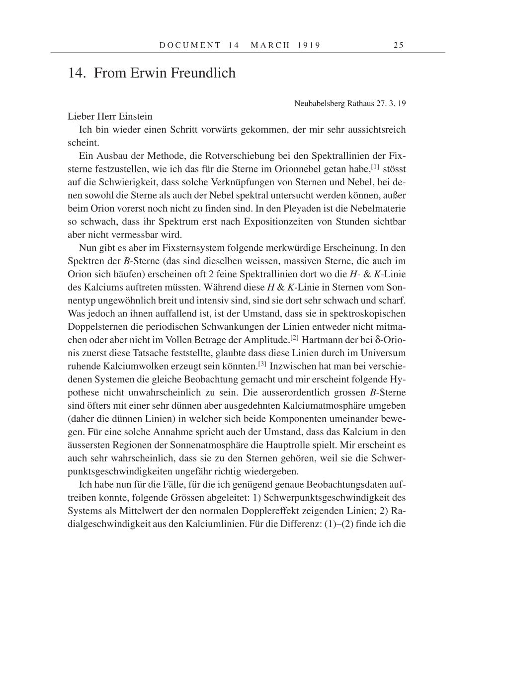 Volume 9: The Berlin Years: Correspondence January 1919-April 1920 page 25